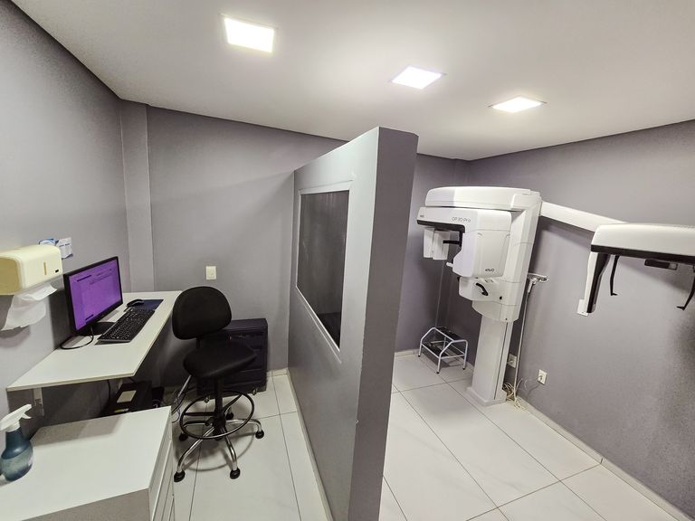 Sala de radiografia panorâmica odontológica